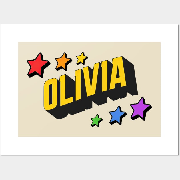 Olivia- Personalizes Style Wall Art by Jet Design